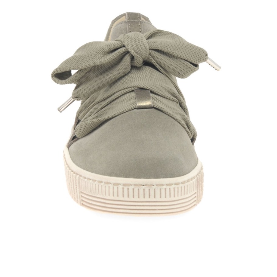 Salvia/Bronze Suede Gabor Waltz Womens Casual Trainers