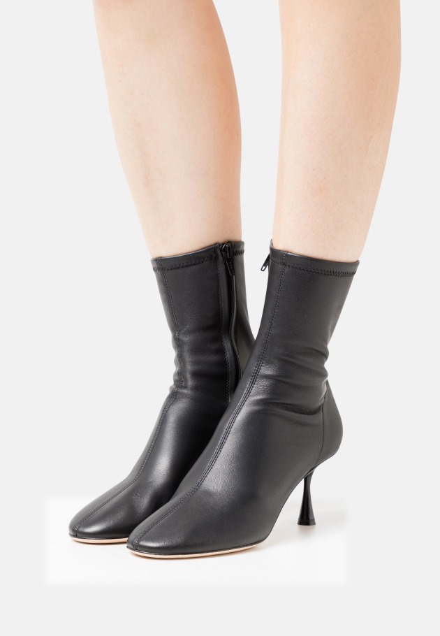 Sand Gabor Platform Ankle Boots