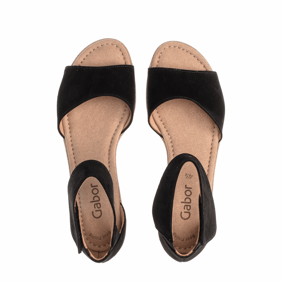 Sandale à Bride De Cheville Gabor Noire