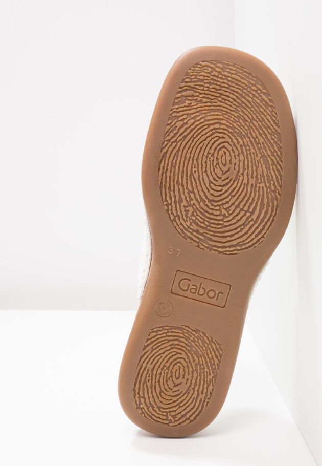 Sandales Gabor Blanches à Bride En T