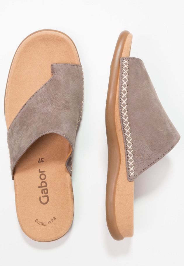 Sandales T-bar Gabor Gris