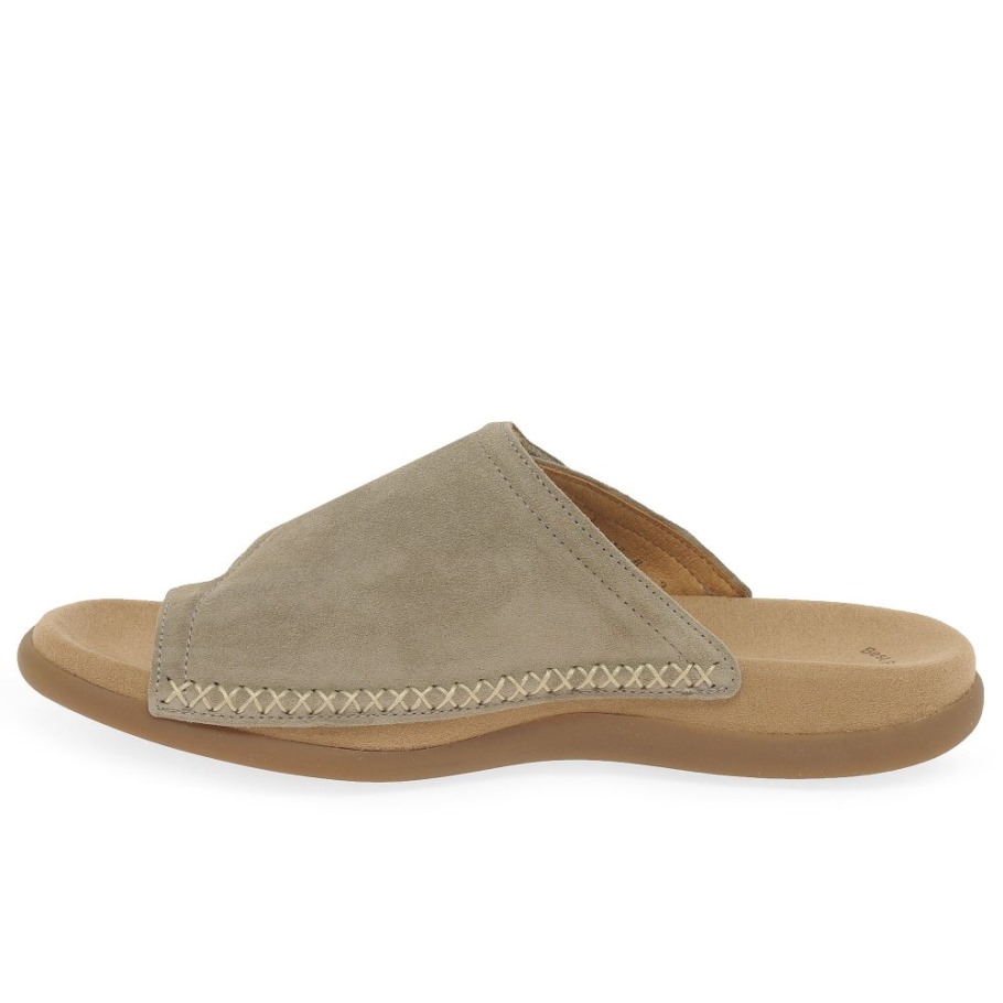 Silk Suede Gabor Enjoyment Ladies Toe Loop Sandals