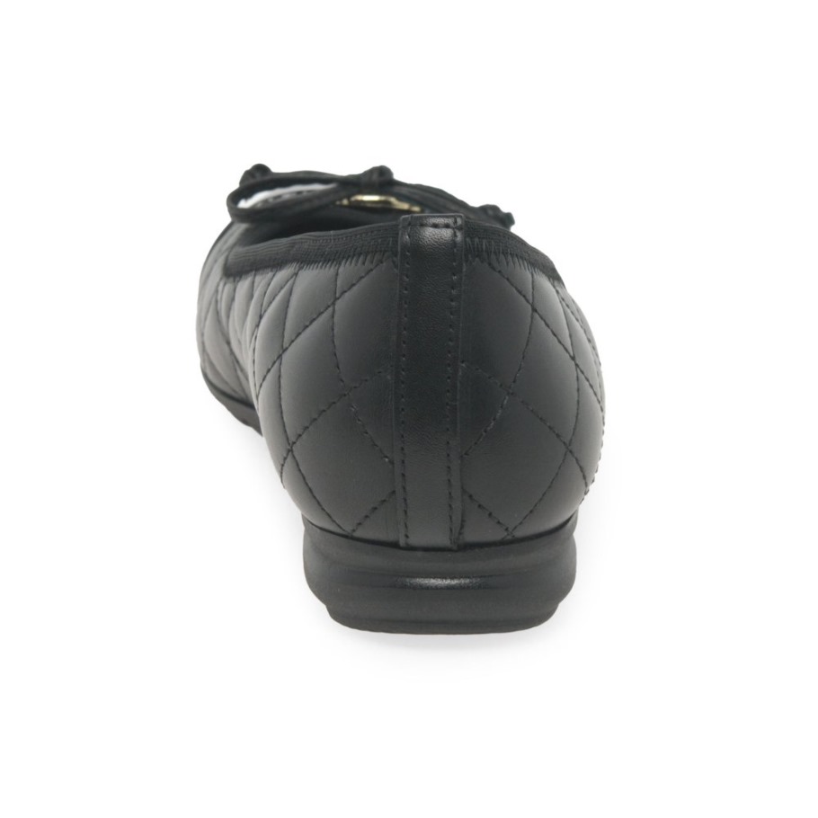 Snowdrop Ladies Ballet Pumps Gabor Black/Patent