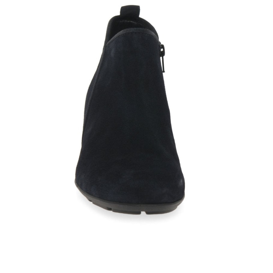 Trudy Womens Ankle Boots Gabor Marine Suede