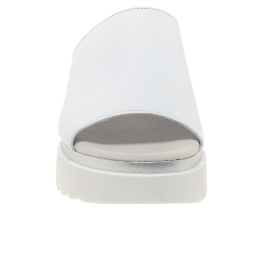 White Gabor Emily- Rose Womens Platform Mules