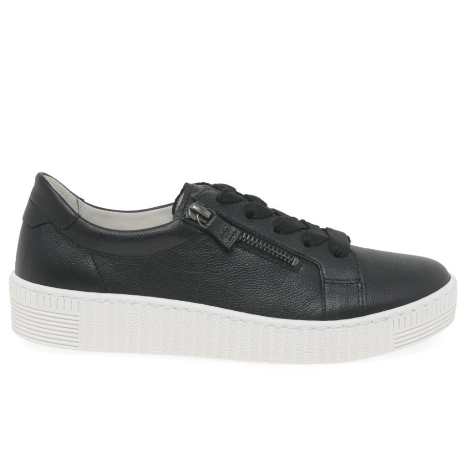 Wisdom Womens Casual Shoes Gabor Black