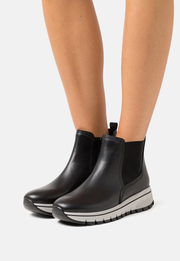 Women Black Gabor Classic Ankle Boots