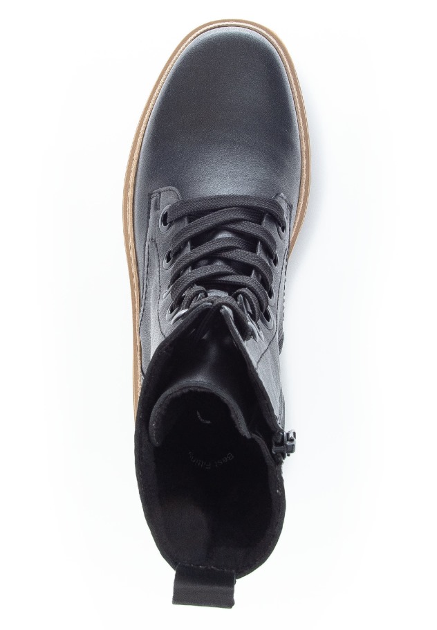 Women Gabor Lace-Up Ankle Boots Black