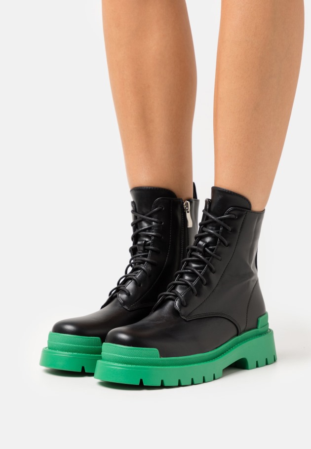 Women Platform Ankle Boots Black Gabor