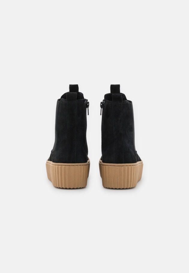 Women Platform Ankle Boots Gabor Black
