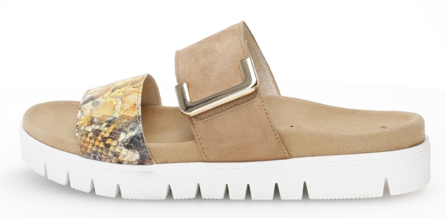 Gabor 43740.50 - Daim Caramel Et Imprimé Serpent