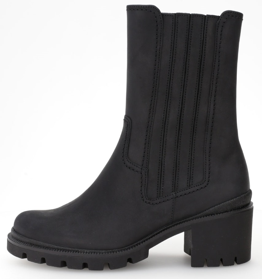 Gabor 72841.27 - Cuir Nubuck Huilé Noir