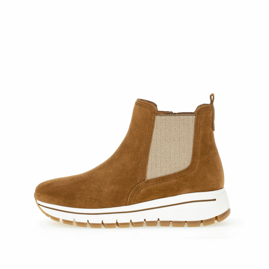 Bottines Compensées Gabor Cognac