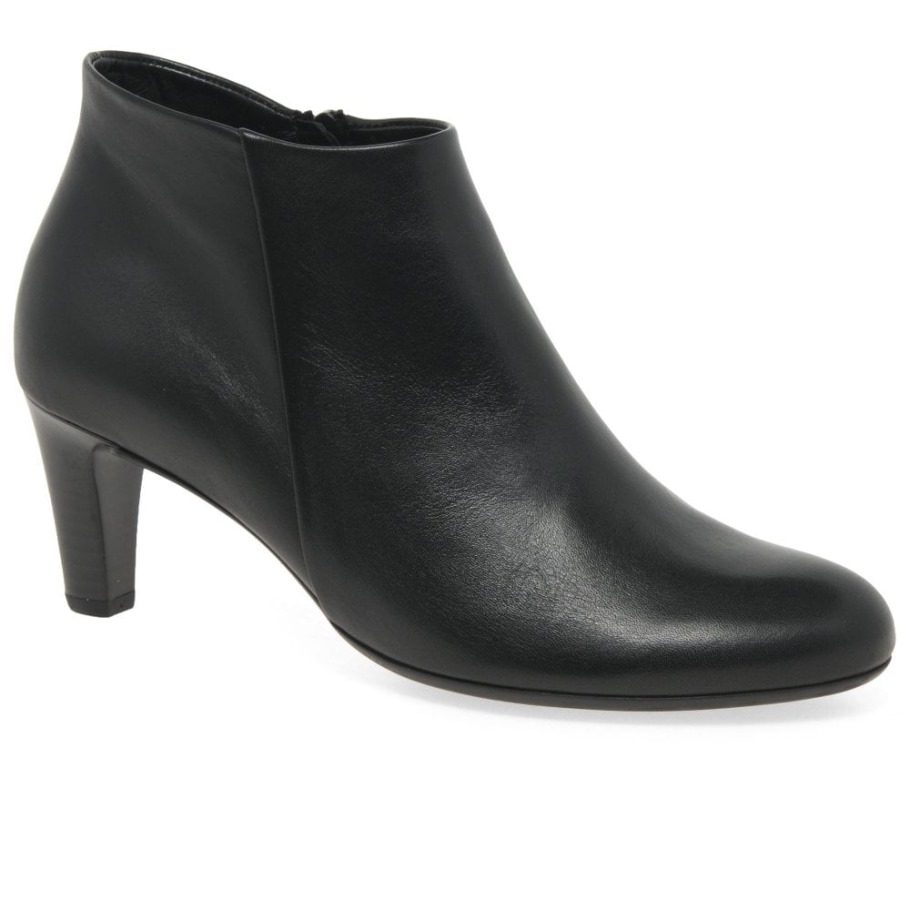 Black Gabor Fatale Womens Ankle Boots