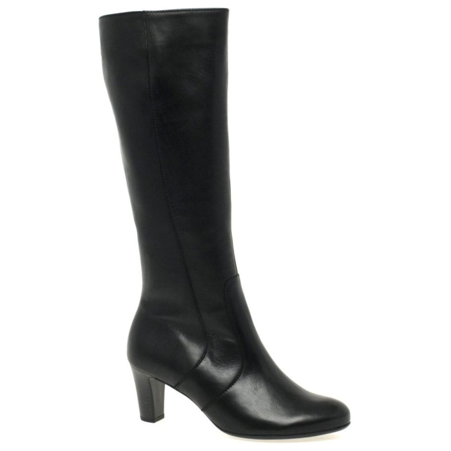 Black Gabor Suisse Maybe S Womens Slim Fitting Long Boot