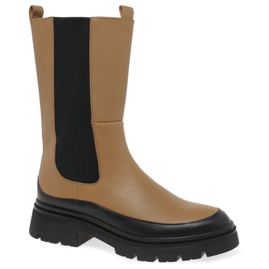 Lexington Ladies Chelsea Boots Chino Black Lea Gabor