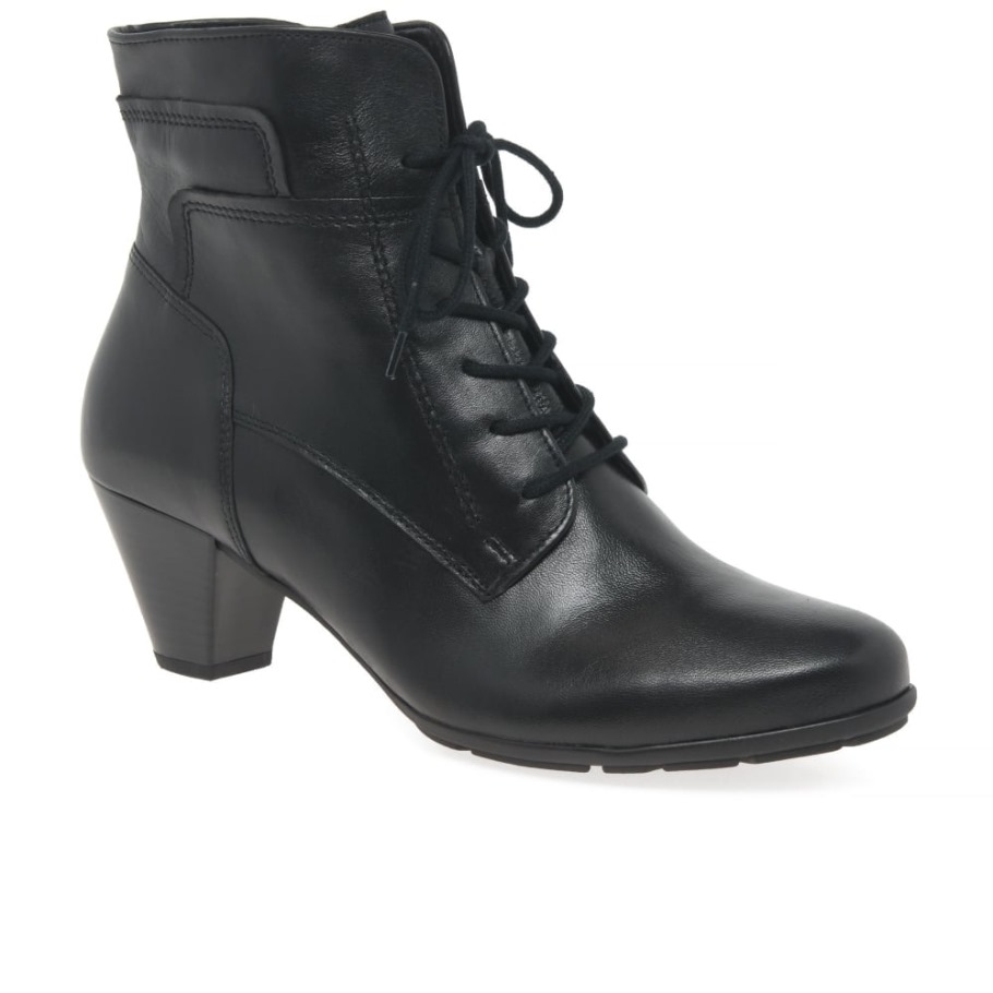 National Womens Ankle Boots Black Gabor